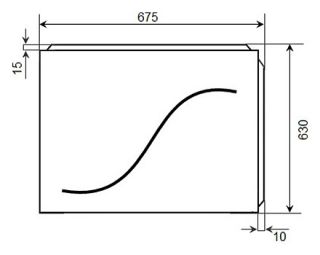 Торцевая панель для ванны Timo TPVINO15R 70см белый